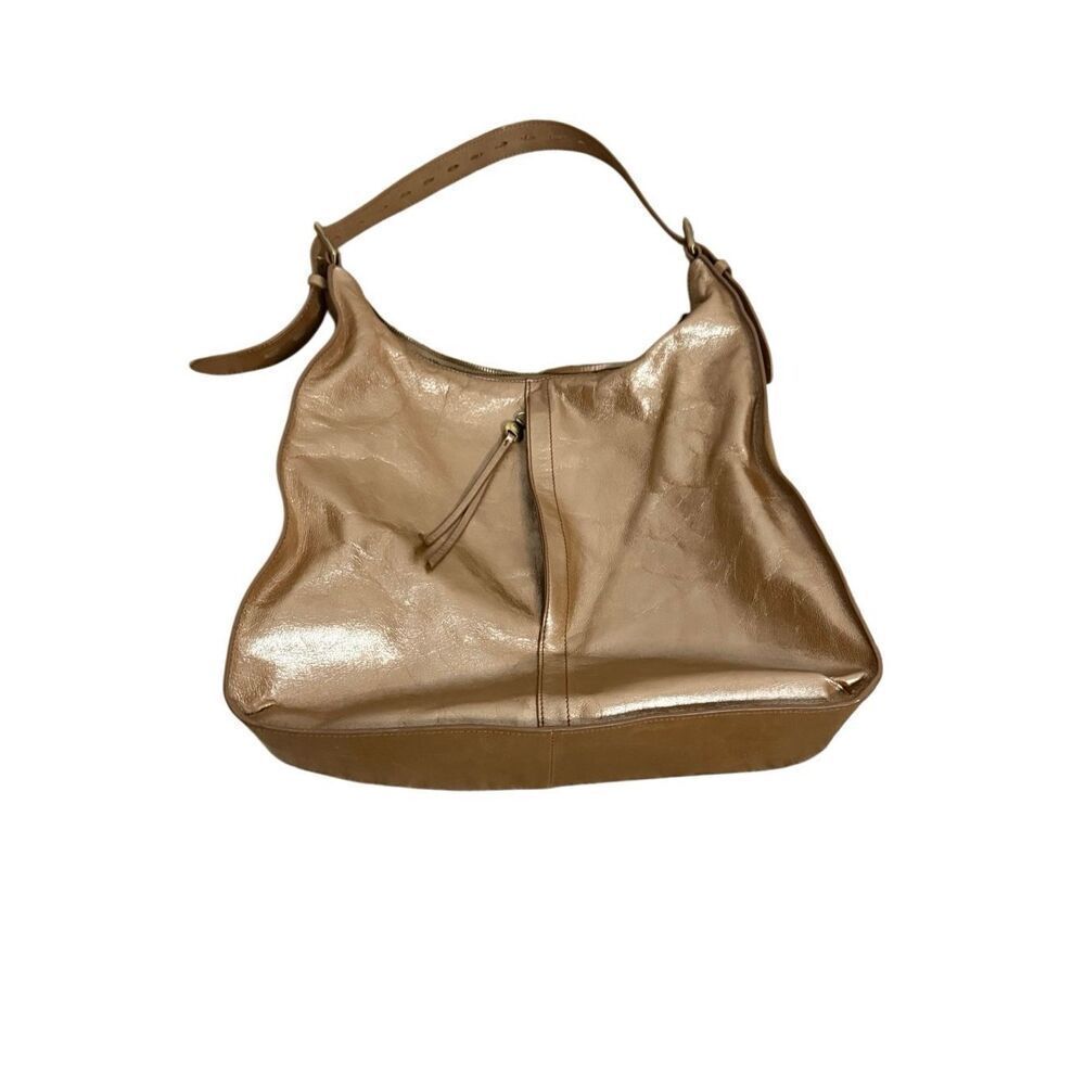 Hobo Marley Cameo Leather Adjustable Shoulder Strap Boho Bag
